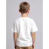 European sizes Boys' Size 67 Graffiti Melted Style Short Sleeve T-Shirt, Trendy Cool Street Style Digital Print Top