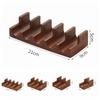 Thickened Sushi RackU-shaped Sushi Rack Sapele Wood Sushi Boat Creative Urchin Holder  Home