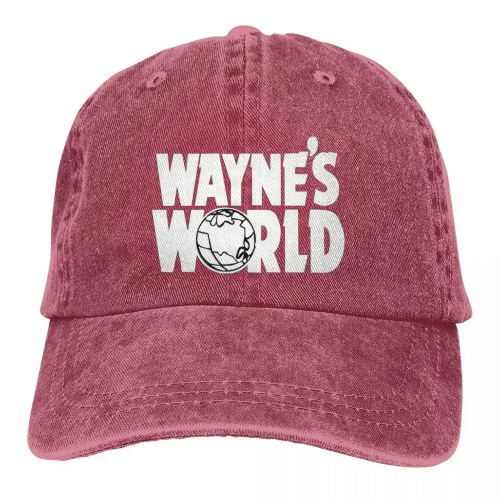 Waynes World  Baseball Cap Popular Comedy Kpop Rock Trucker Hat  Breathable Unisex Unisex Fashion Custom Logo Baseball Caps