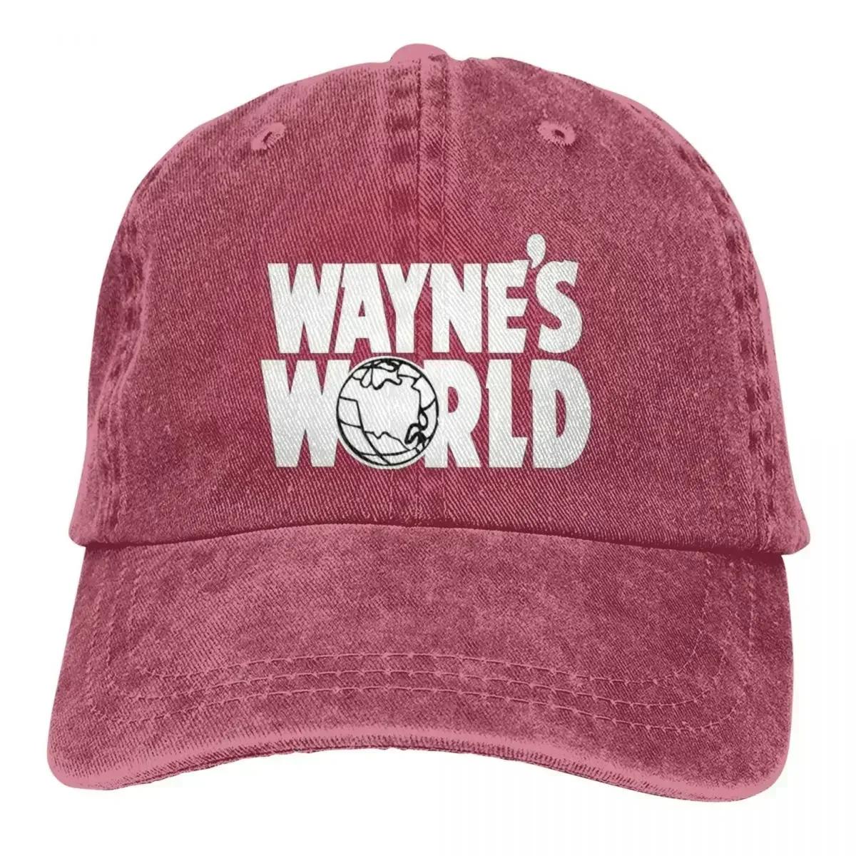 

Waynes World Baseball Cap Popular Comedy Kpop Rock Trucker Hat Breathable Unisex Unisex Fashion Custom Logo Baseball Caps Adjustable