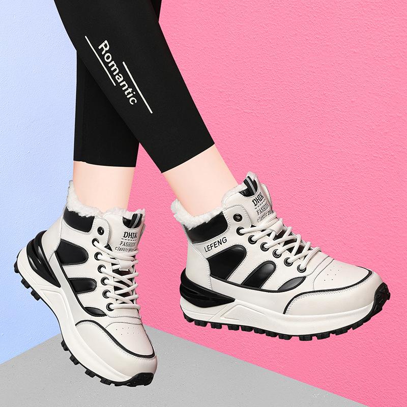 

Fleece dad shoes women s shoes winter new thick-soled warm cotton shoes casual flat-soled sports shoes warm trendy shoes 35