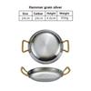 304 stainless steel Spanish seafood rice pot Commercial crayfish plate Flat bottom stewed rice pot Double ear frying pan hotpot