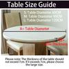 60/90/120Cm Round Table Cover Nordic Waterproof Oil-Proof Tablecloth Elastic Kitchen Dining Wedding Party Table Cover Home Decor