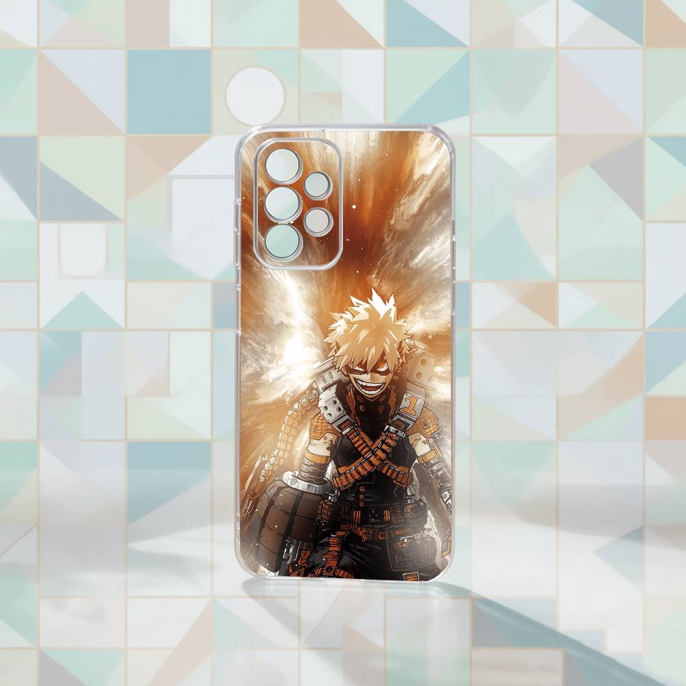 

My Hero Academia Katsuki Bakugo Phone Case For Samsung S25,S24,S21,S22,S23,S30,Ultra,S20,Plus,Fe Transparent Cover Samsung S21Ultra