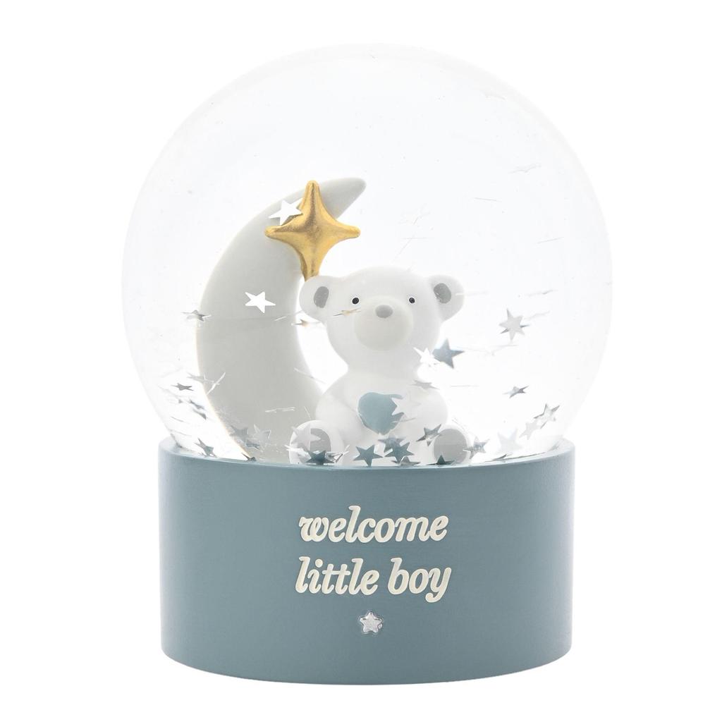Baby 'Welcome Little Boy' Water Globe