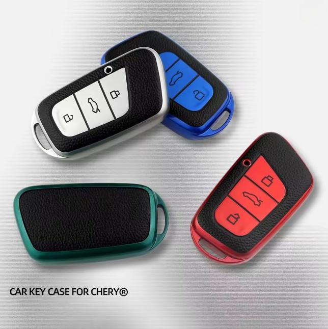 Car Key Case Cover for Chery EQ1 fulwin2 Tiggo 3 E3 E5 ARRIZO 5 Remote Key Holder Protector TPU Shell Fob Accessories