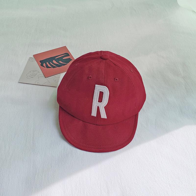 Buy Solid Color Letter Baby Cap Spring 