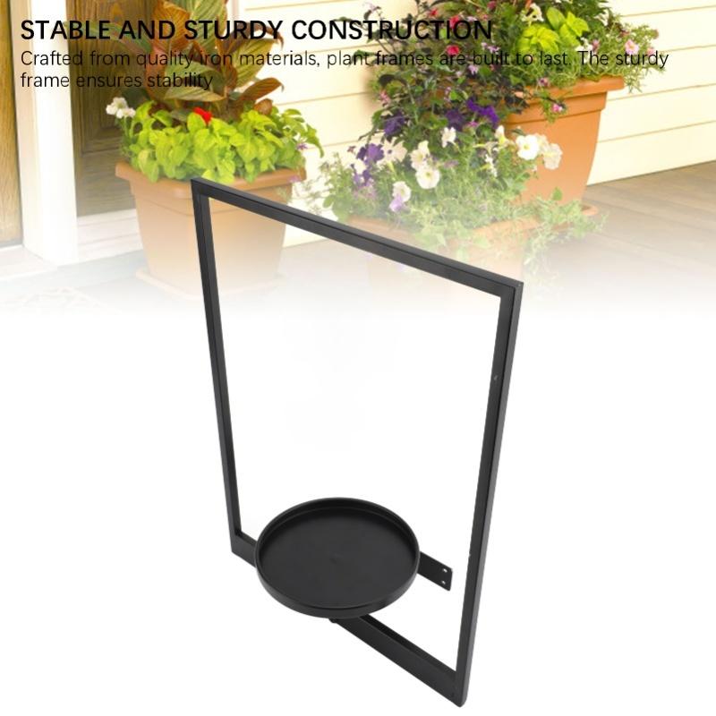 Metal Plant Wall Frame Picture Mount Holder Display Stand Modern Home Decor For Living Room Balcony Garden Patio