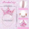 Paillettenkrone Glitzer Stirnbänder Prinzessin Partygeschenke Elastische Diademe für Mädchen Kronen Kleine Bling-Accessoires Frauen Geburtstag