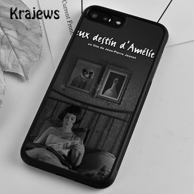 Krajews Amelie Poster Classic France Movie Phone Case Cover For iPhone 17 Air 16 15 14 Plus 11 12 13 Pro Max Coque Fundas