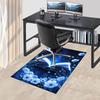 1PC Book, Flowers Carpet Office Rug Mat Home Decor Area Carpet Festival Gift Office Desk Chair Carpet Longlasting Material