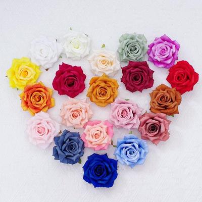 10 Stück hochsimulierter Diamant-Blütenkopf, Rosen-DIY-Bastelarbeiten, geeignet für Blumenarrangements, Hochzeitsdekoration, Simulationsblumen
