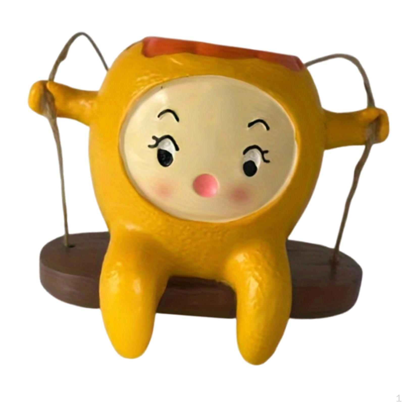 

Мультяшный дизайн фруктов подвесной кашпо для помещений и улицы Orange