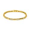 Bracelet - LUXENTER - Tavli - 18 Carat Yellow Gold - Brilliant Cubic Zirconia - 18 Cm