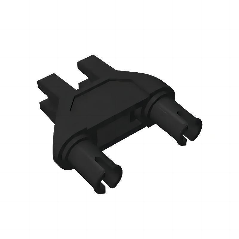 50g MOC Building Blocks: 1x3 Triangular Connector with 2 Studs 50g (approx. 49 pieces)