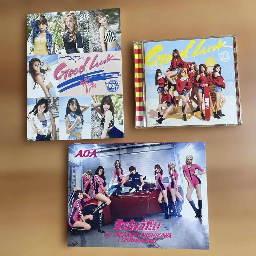 

[USED] AOA good k luck give me love 3 piece set