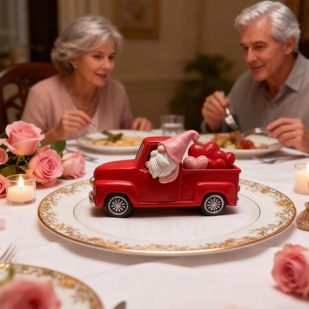 Valentines Decor Santa Truck Centerpieces Valentine's Day Decorations for Wedding Birthday Christmas Home Room Living Bedroom