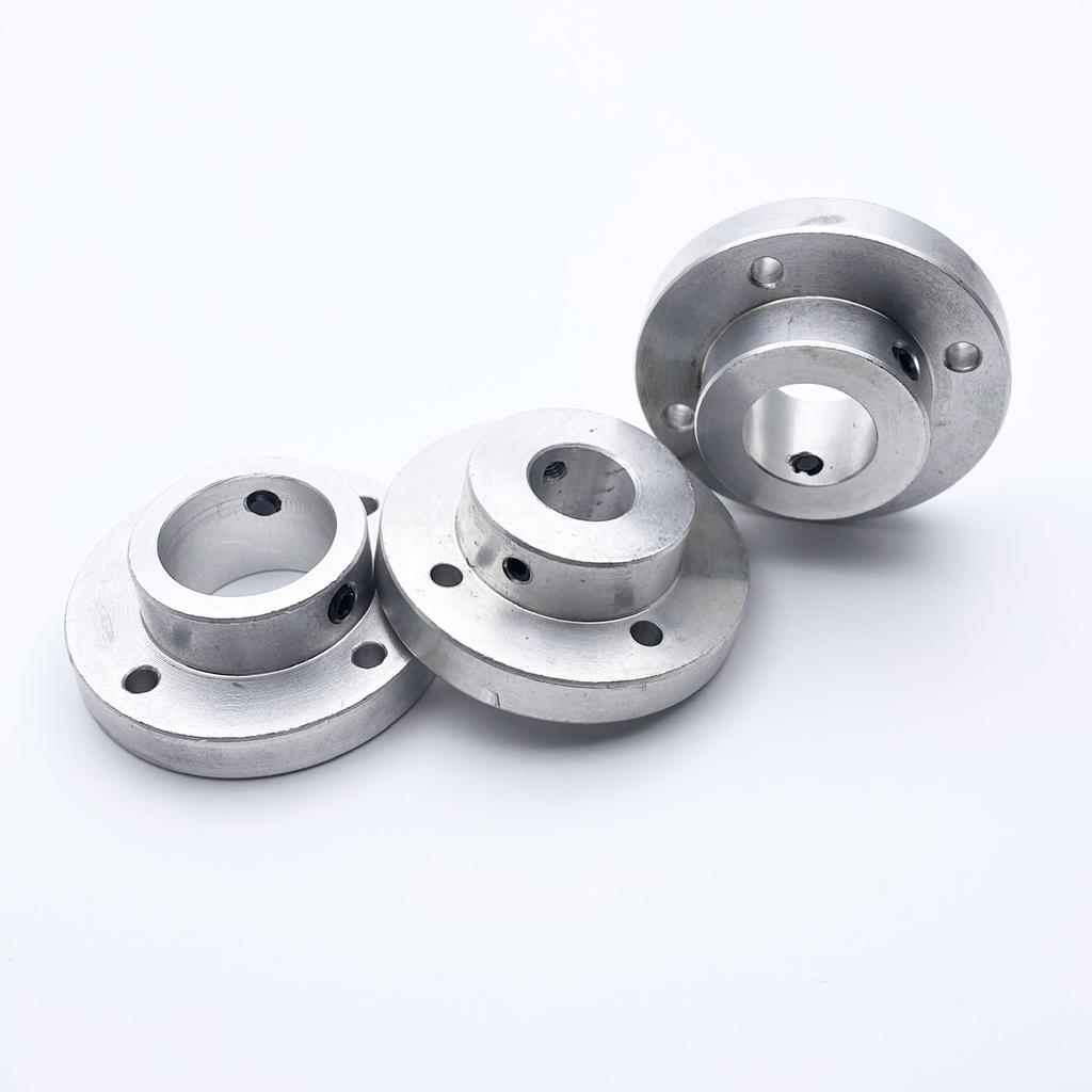 Aluminum Alloy Flange Coupling 5/6/6.35/7/8/9/10~22MM Hole-Keyway 50MM Rigid Transmission Shaft Connection