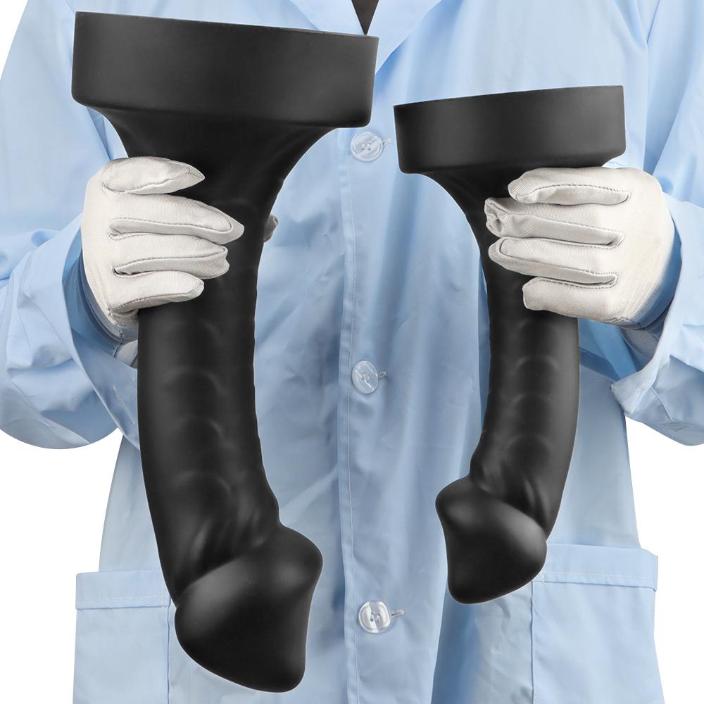 Silikonové dildo Oversized anální kolík masturbátor Fisting Big Dick Realistický popruh na penis na penisu BDSM
