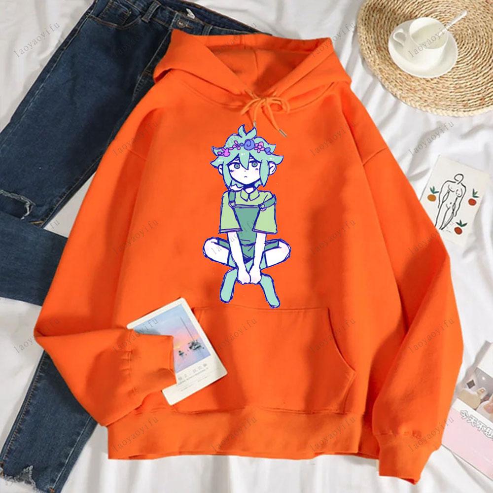 Omori Amusing Games Hoodie Printed Sportswear Unique Hot Selling Autumn and Winter Pullover Cartoon Popular Men Pullover