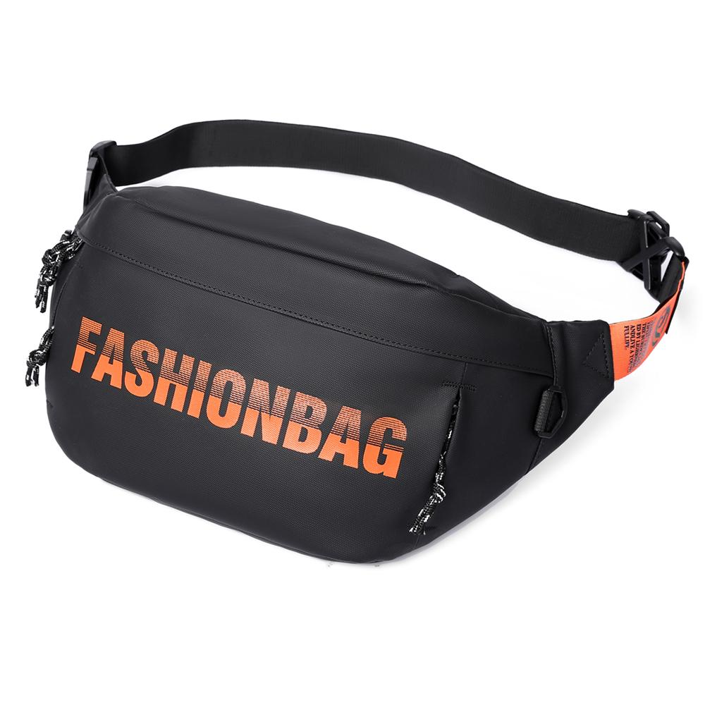 New functional trendy chest bag, large capacity trendy brand single shoulder crossbody bag, cycling functional bag