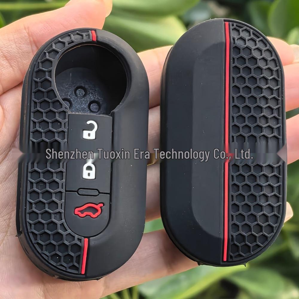 Fiat 500 Iveco 3-Button Silicone Car Key Cover