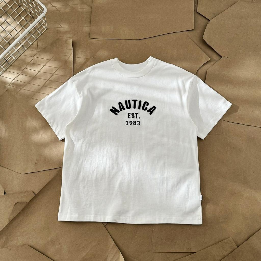 The New Summer Trend Brand NAUTICAT From Japan and South Korea Is A Short-sleeved Printed Cotton T-shirt for Men and Women
