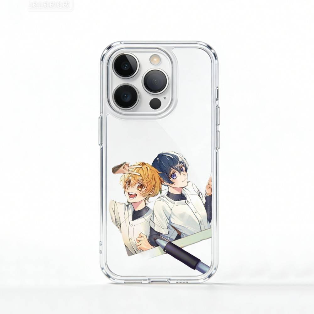 O-Oblivion Anime Battery    Phone Case For iPhone 17 16 15 14 13 12 11 Mini Pro Max Plus Transparent Cover