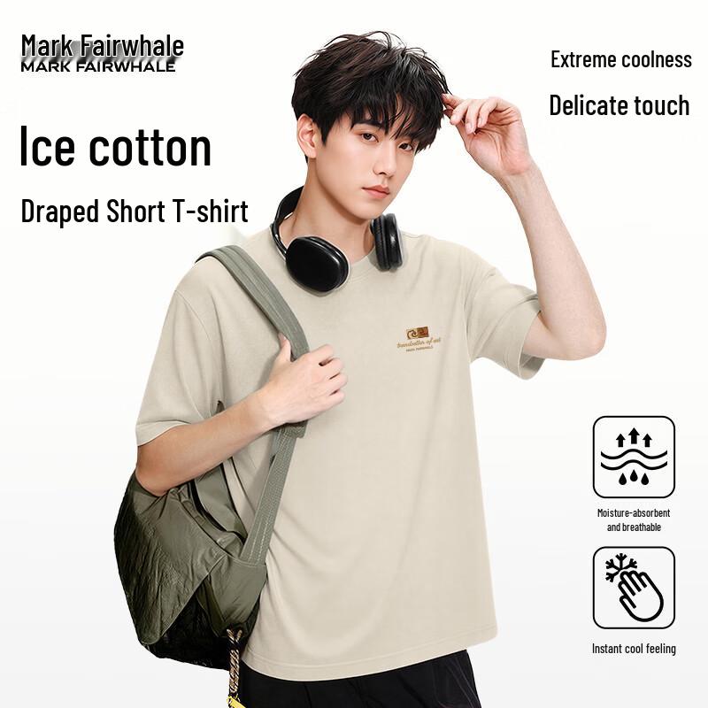MARK FAIRWHALE Men s Loose Fit Cool-Touch Short Sleeve T-Shirt 3XL