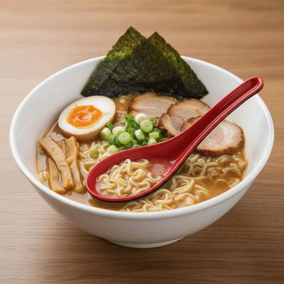 2 piezas Estilo Japonés Melamina Rojo Negro Cuchara para Sopa Cerámica Simulada Mango Largo Cuchara para Ramen Resistente al Calor Resistente a Caídas
