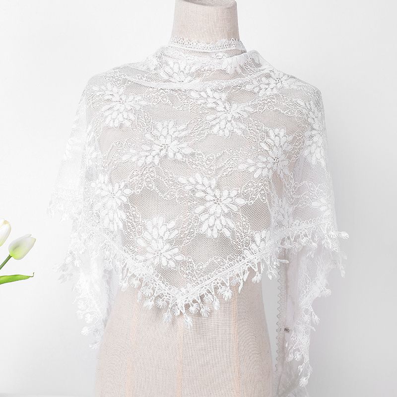 

Треугольная кружевная вуаль, кружевной шарф, католическая вуаль, церковная вуаль, мантилья для часовни, женская кружевная шаль 145*40cm