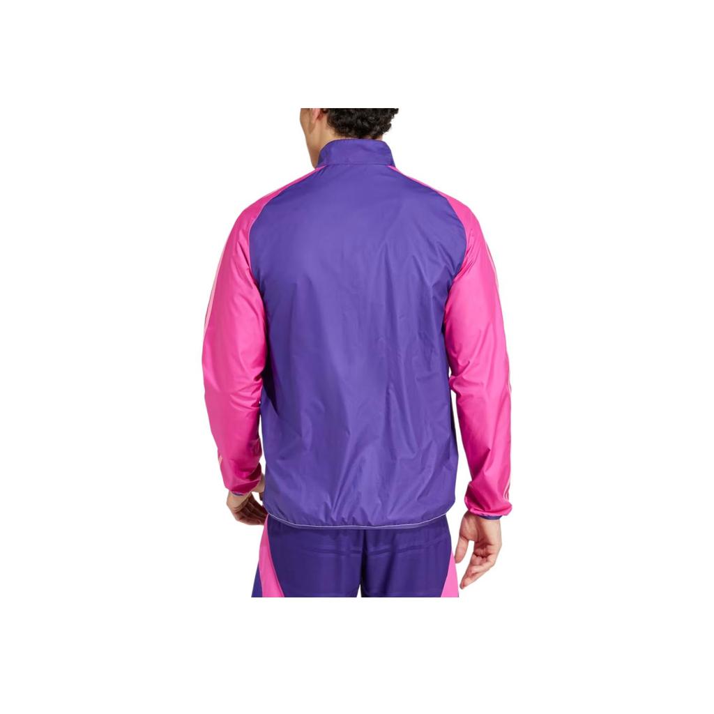Adidas DFB Anthem Comfortable Reversible Zip Jacket Men Jacket Academy-Purple Bright-Purple-Red White IX0405