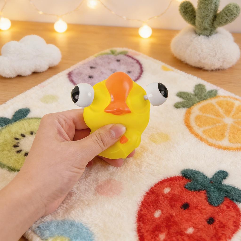 Staring Animal Stress-Relieving Ball, Soft Rubber Bubble, Suitable For Children's Gifts.