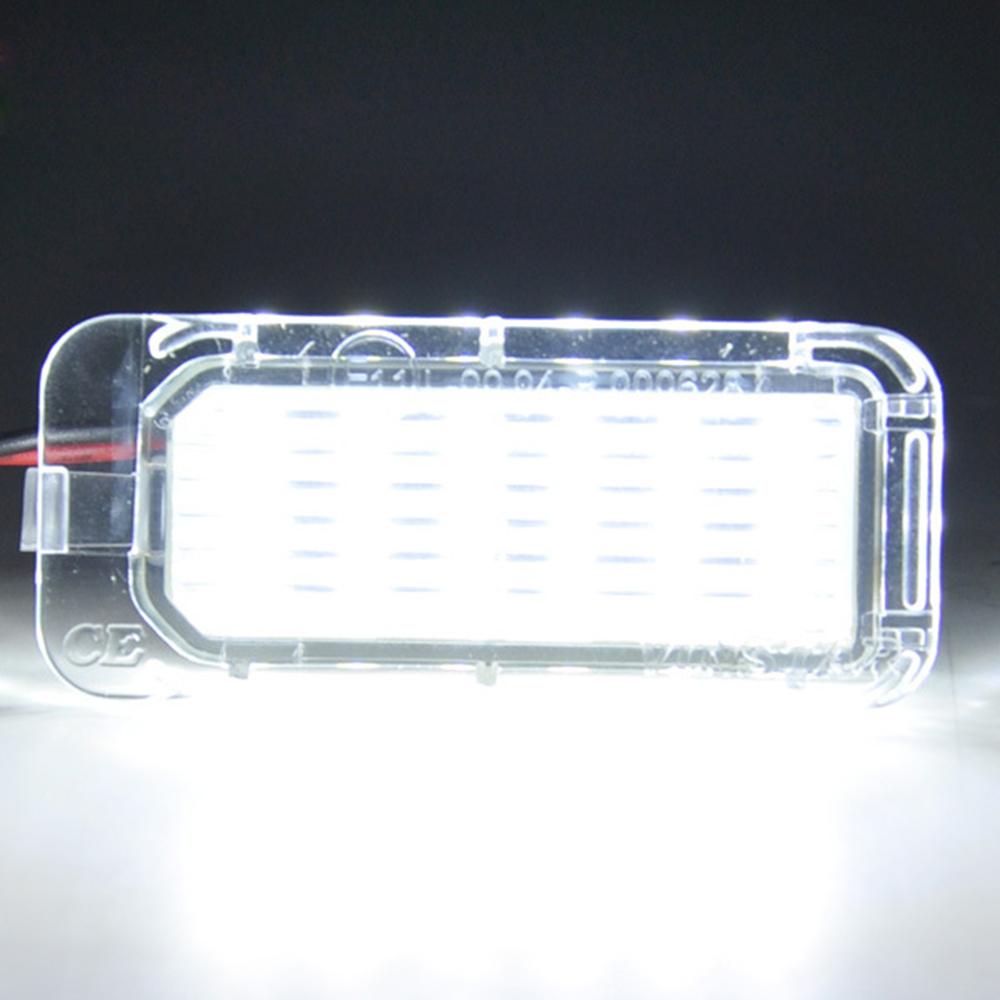 LED License Number Plate Light Car Rear Lamp Canbus White 12V 6000k For Ford Focus 5D Fiesta Mondeo MK4 Auto Number Bulbs