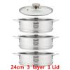 Basket with Double Ear Rice Cooker Pot Steaming Grid for Dumplings Drain Basket Kitchen Cooking Tool 304 Stainless Steel Steamer