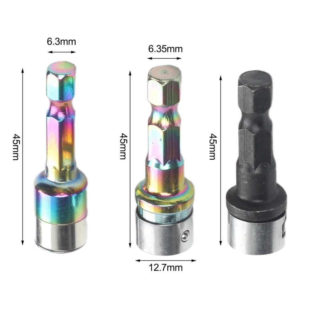 High Torque Design 8mm Hex Socket Bit Hex Socket Adapter Quick Release Mechanism