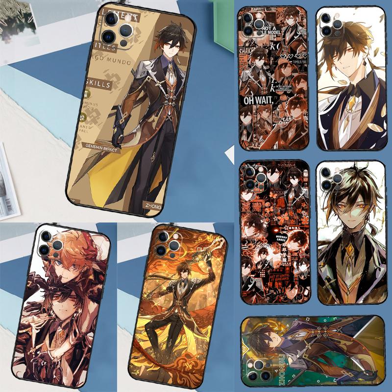 Zhongli Genshin Impact Case For Oppo A57 A17 A77 A18 A38 A58 A78 A98 A74 A54 A94 A80 A60 A40 A96 A76 A16 A15 A5 Pro