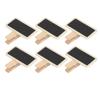50pcs Miniature Chalkboard Signs with Clamp Reusable Event Decorations Wooden Miniature Blackboard for Weddings Birthday