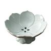 Chinese Ceramic Clear Lotus Fruit & Snack Plate
