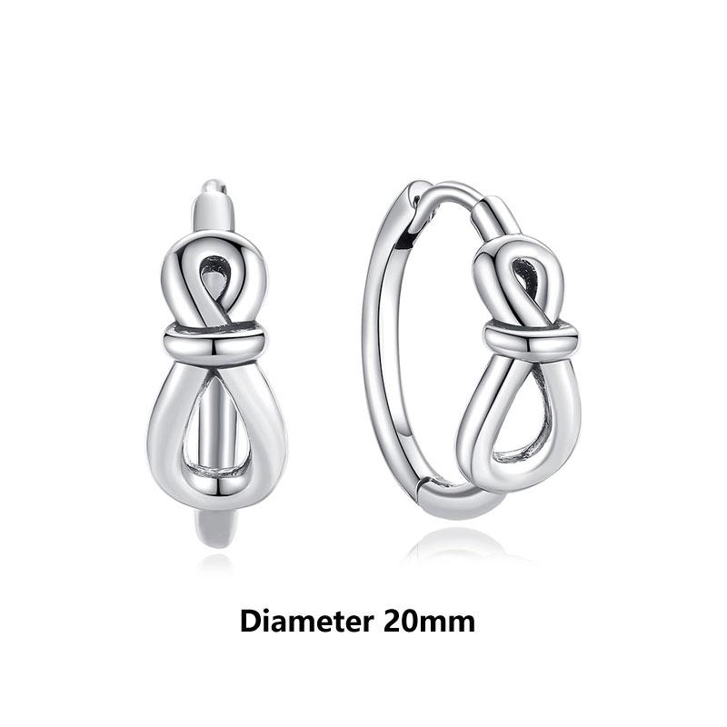 New Original 925 Silver Earrings For Women Piercing Hoop Love Heart Earings Rose Gold Wedding Gift Luxury Jewelry