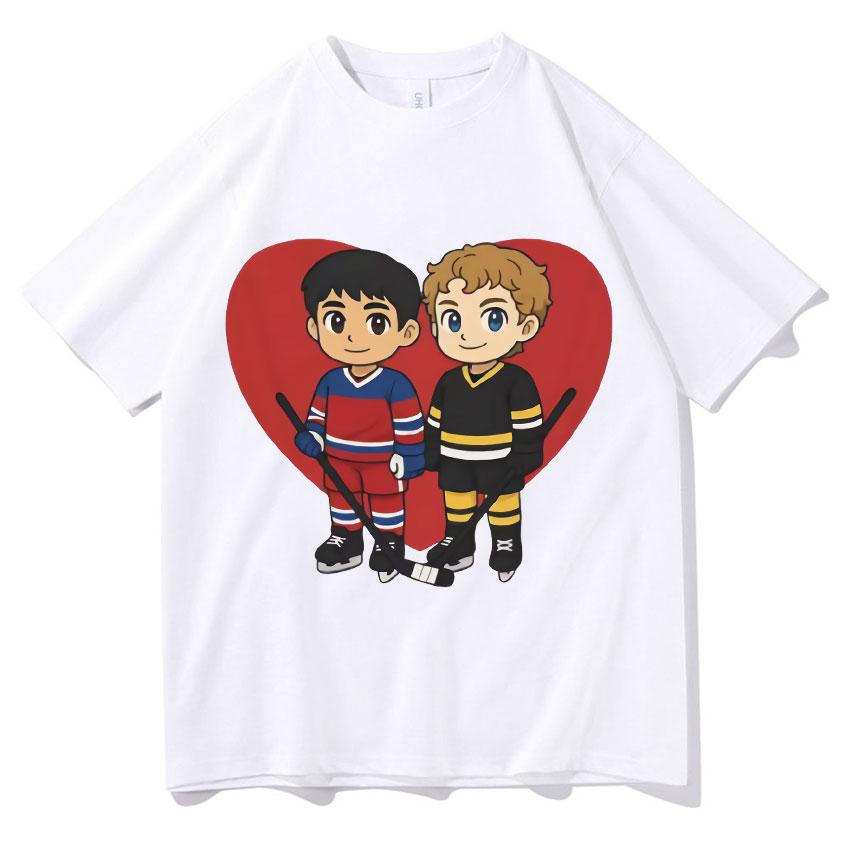 Heated Rivalry High Quality Tshirt Mens Womens Rivalry 81 and Hollander 24 Hip Hop Casual 100 Cotton Tee Shirt Teenagers Unisex