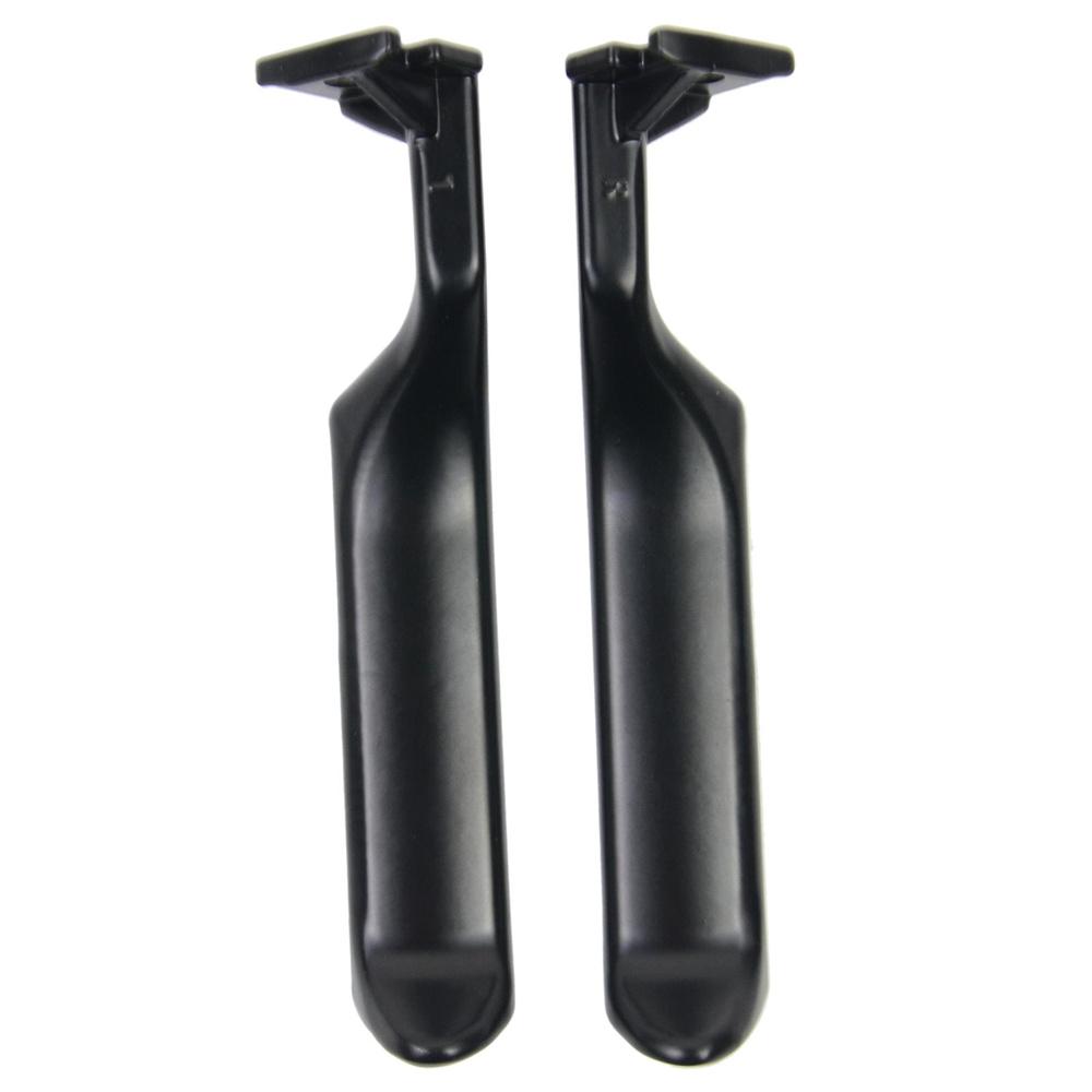 Black Metal Inside Door Handle Set LH RH For 1987-1996 Ford F150 F250 F350 Truck