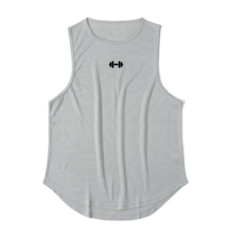 Men's Quick-Dry Sleeveless Sports T-shirt - Breathable Summer Running Vest
