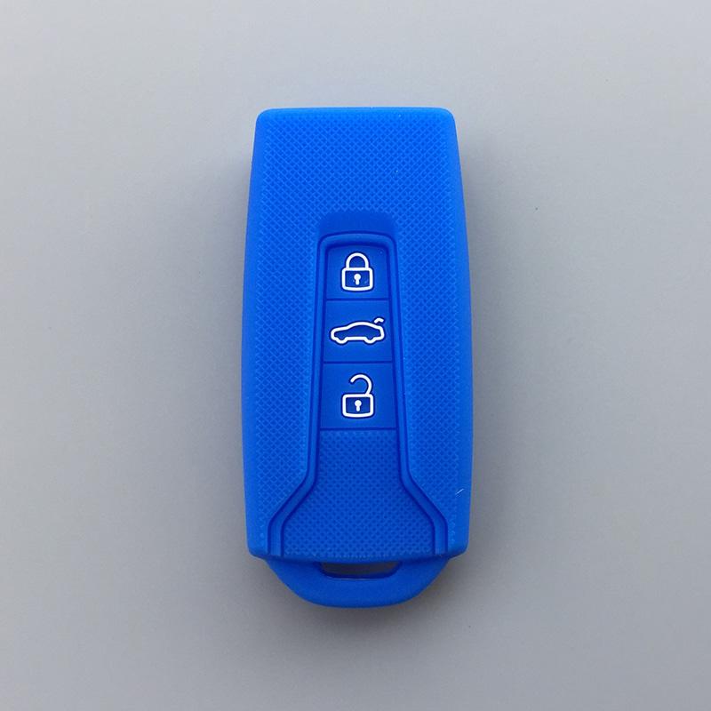 

Silicone Car Key FOB Protection Cover Case Shell Skin Holder Shell For Volkswagen Touareg 2020 2021 3 button key