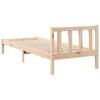 Vidaxl Longer Bed Without Mattress, 90X220 Cm, Solid Pine Wood