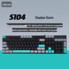 S104 Hot-Swappable Wired Mechanical Keyboard - Blue/Brown Switch, Perfect for Men & Women Gamers