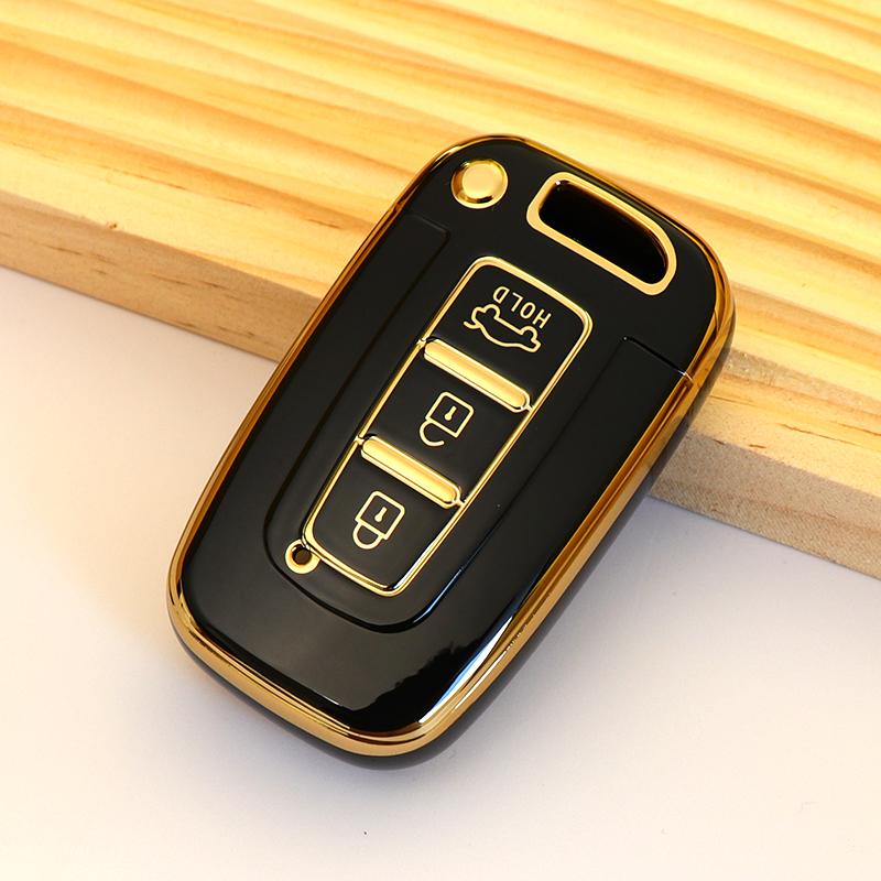 3/4 Buttons Car Key Case Cover For Kia Hyundai EQUUS Optima K5 Forte Opirus Rohens Ix35 SOUL SORENTO MOHAVE Borrego Shell Fob