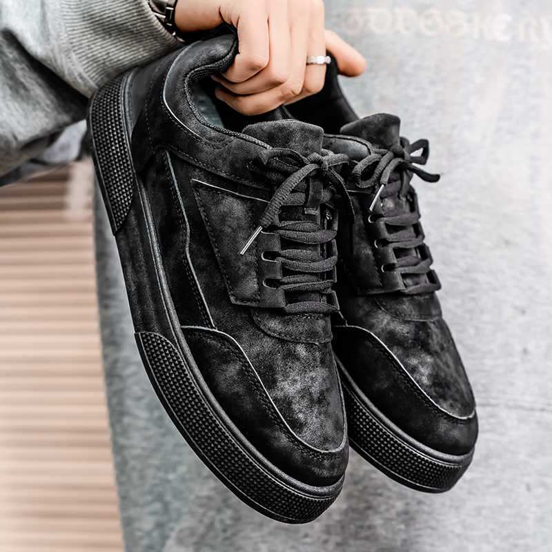 Fashion Mocassim Natural Leather Men Shoes Size 46 Vulcanize Sports Tennis Man Luxury Mens Sneakers Sports-leisure Tenismasculine