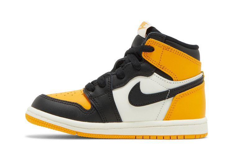 Kids' Sneakers Jordan 1 Retro High OG Taxi (TD) Taxi/Black-Sail