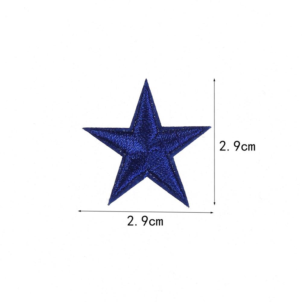 Repair Clothing Patch 10 Pcs Little Star Embroidered Iron On Patches Sew On Fabric Applique DIY Clothes Decoration